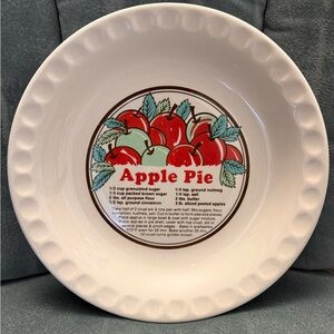 Vintage Apple Pie Recipes Pie Plate